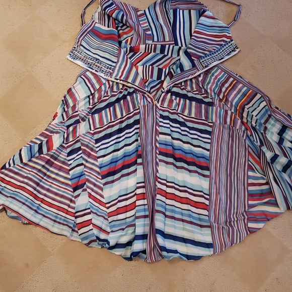 Parker Magna Stripe Dress, Sz S - Picture 10 of 16